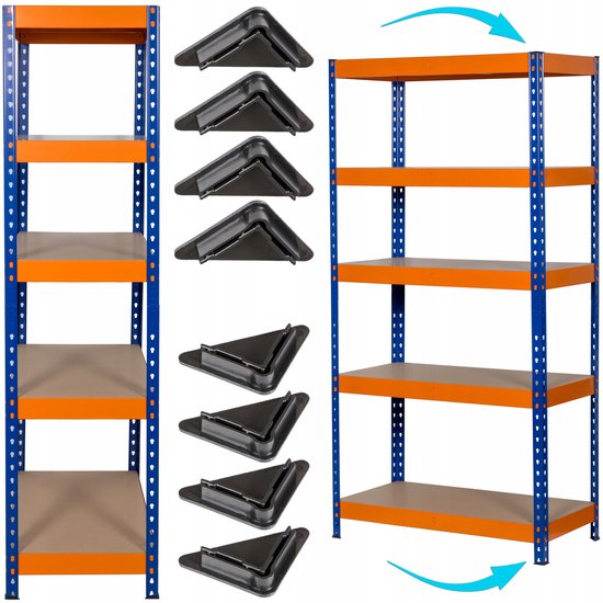 SCHULTE Stellingkast 200x200x60 cm grijs kopen