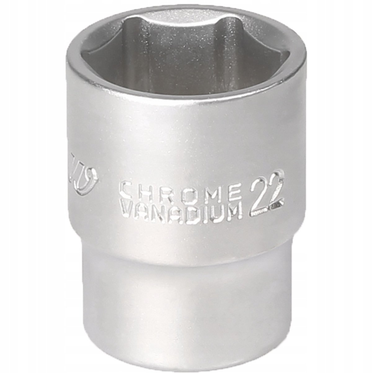 MJW dopsleutel 1/2" zeskant 22 mm - hoogwaardig CrV-staal