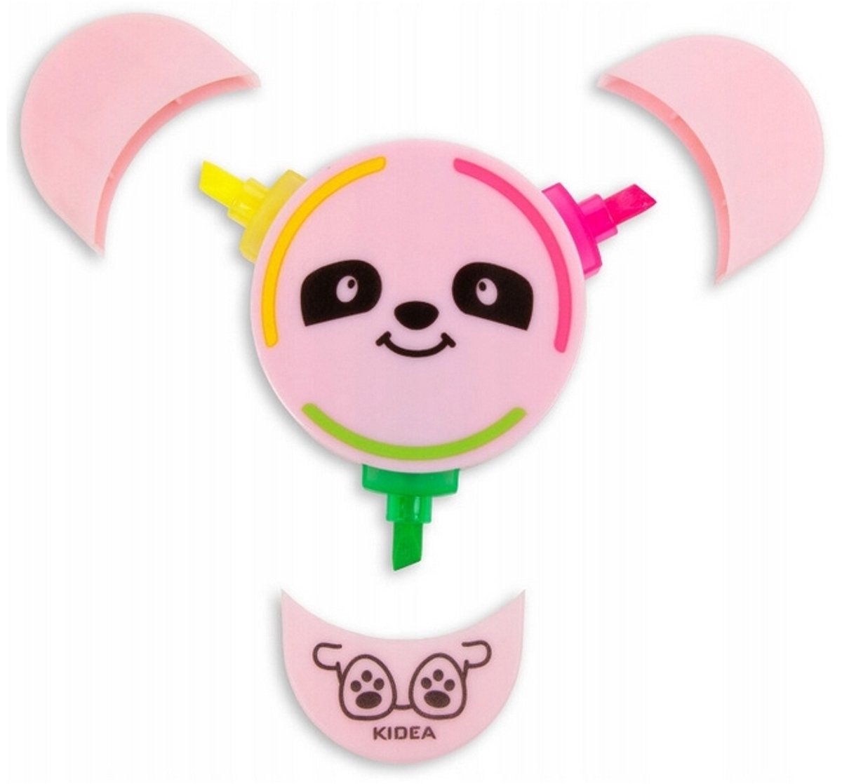 Kidea Neon 3-in-1 Markeerpen met Muis - 1 Stuk