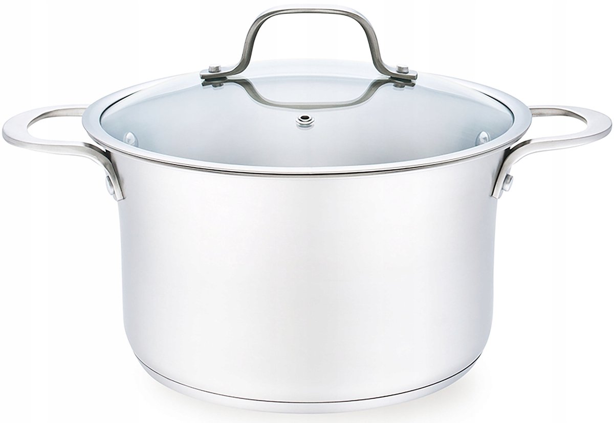 Maestro Kookpan met Deksel - 20 cm, 2.5L - Roestvrij Staal