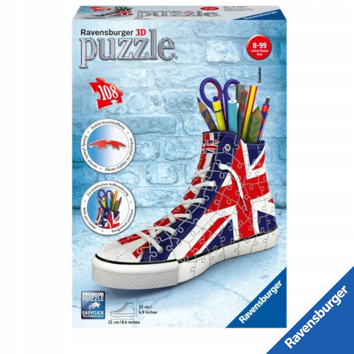 Ravensburger 3D Puzzel - Tramp - 108 Stukken