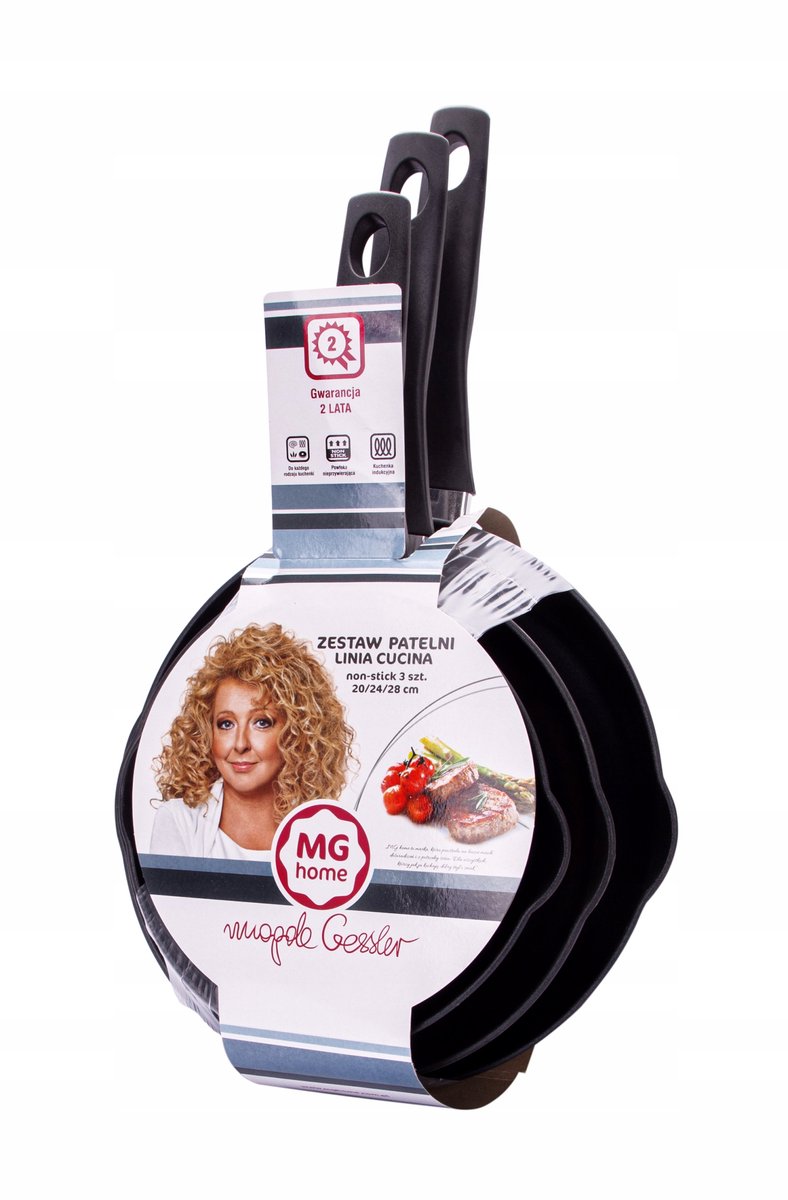 MG Home Cucina Pannenset 20/24/28 cm - Non-stick Aluminium