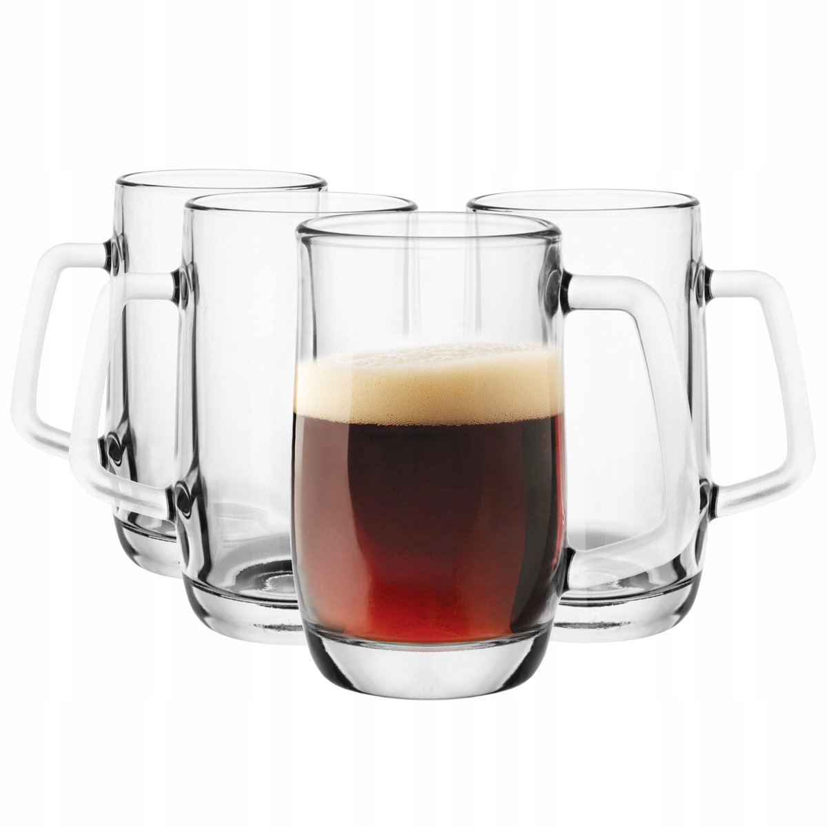 Glasmark Bierkruiken Set van 4 - 300ml - Klassiek Design