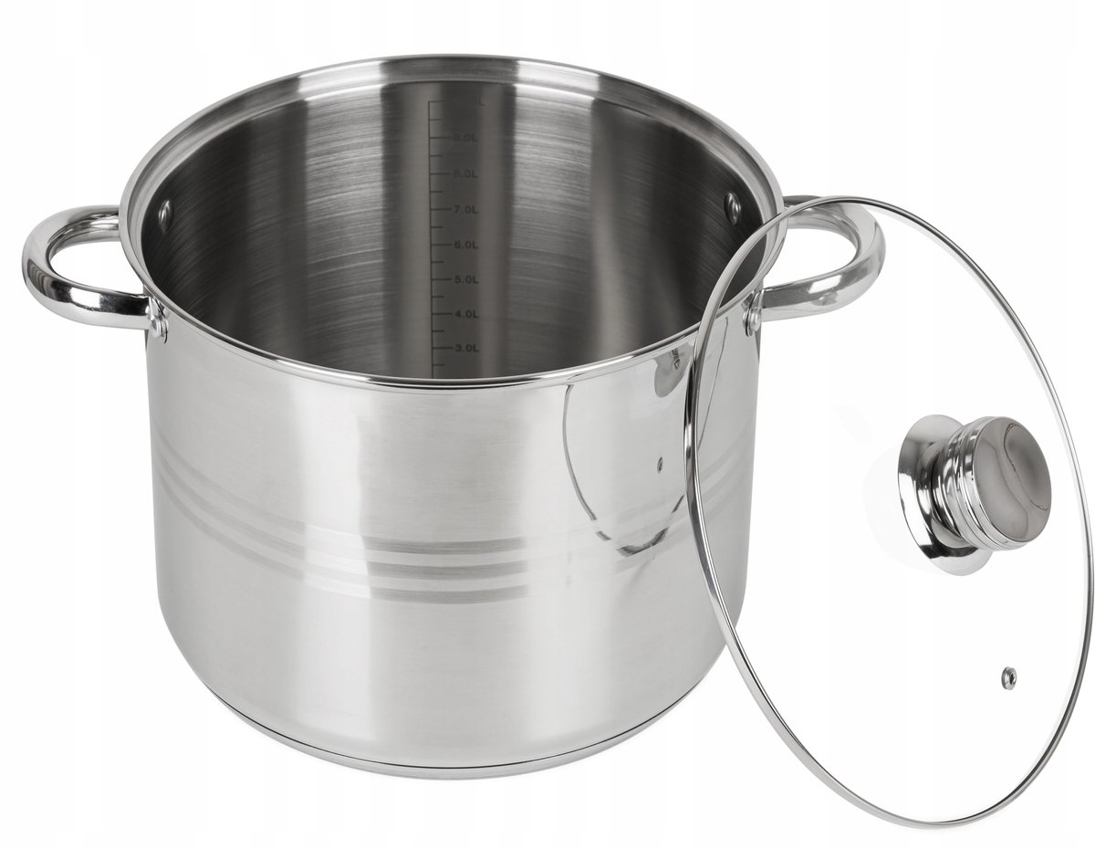 Grote RVS Pan 15L - Inductie Geschikt - 30cm Diameter