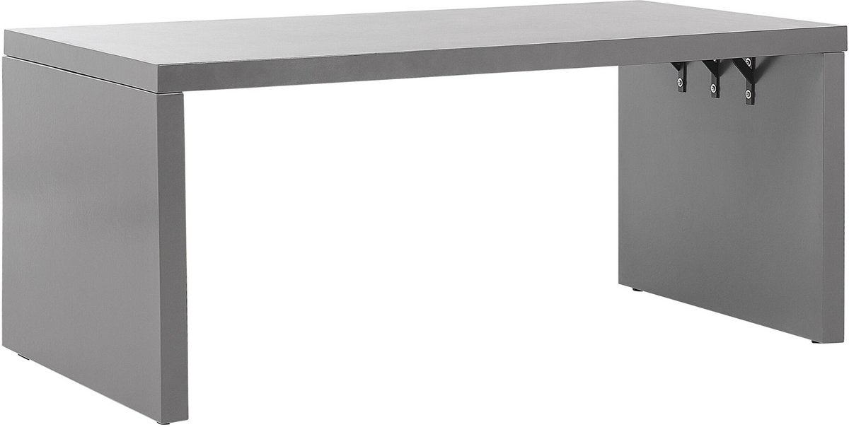 Beliani TARANTO - Tuintafel - grijs - Vezelcement
