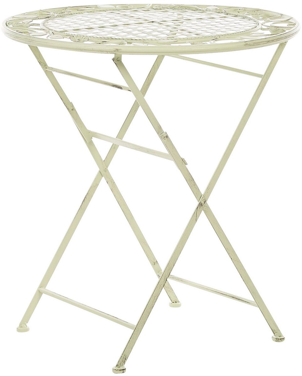 BIVIO - Tuintafel - Lichtgroen - 70 x 70 cm - IJzer