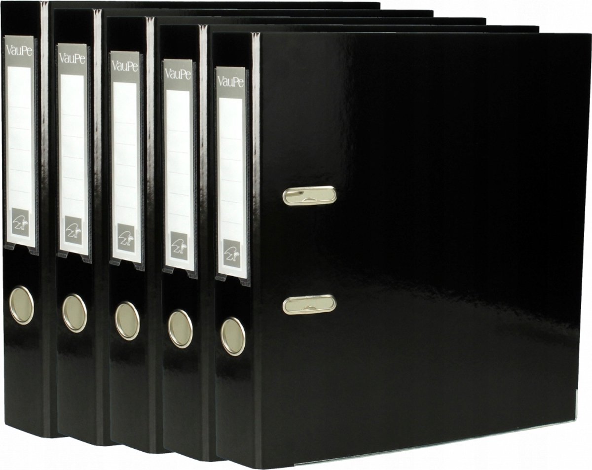5x VauPe FCK Segregator A4 50mm Zwart - Archiveren en Organiseren