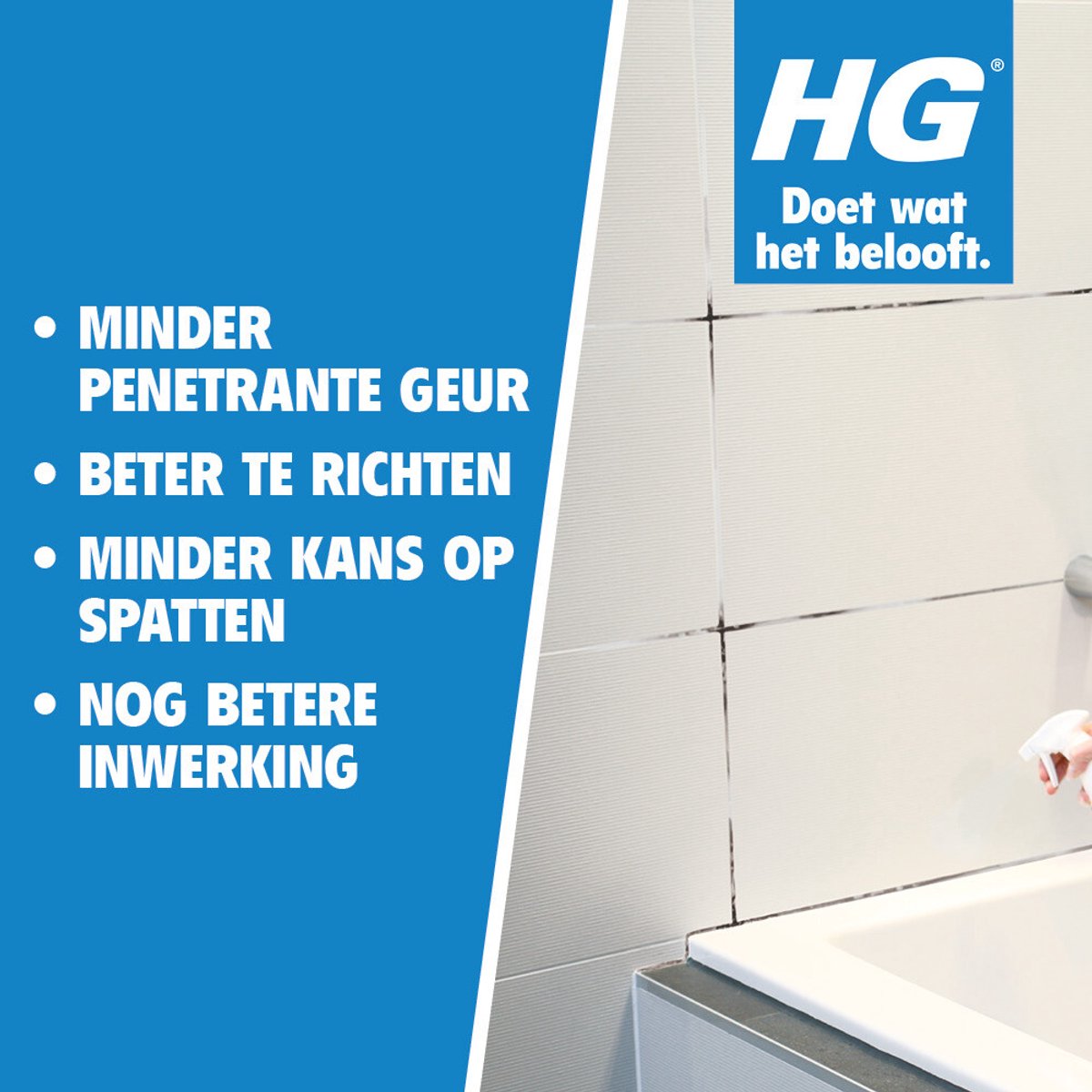 6x HG Schimmel & Aanslagreiniger Schuimspray 500 ml