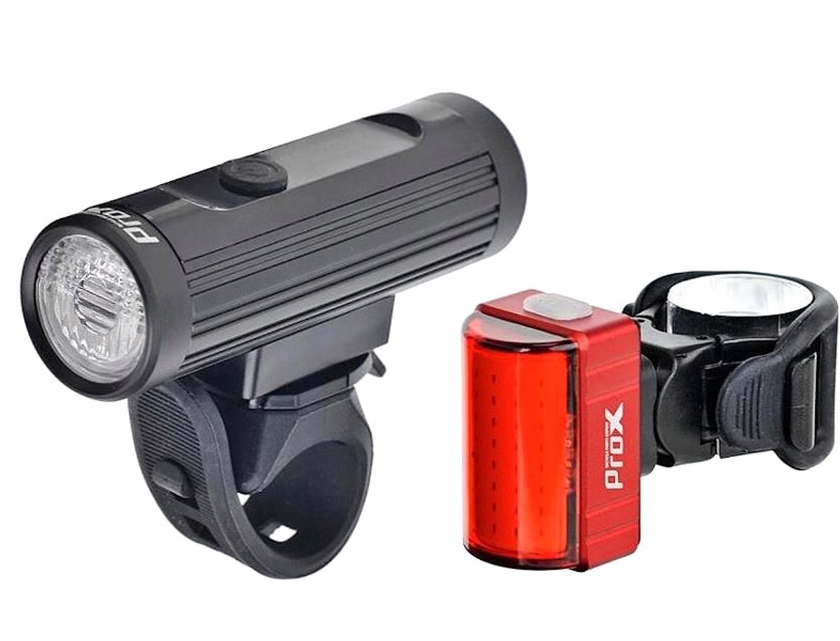 Prox Hamal 600Lm & Zeta S 80Lm USB Fietsverlichtingsset