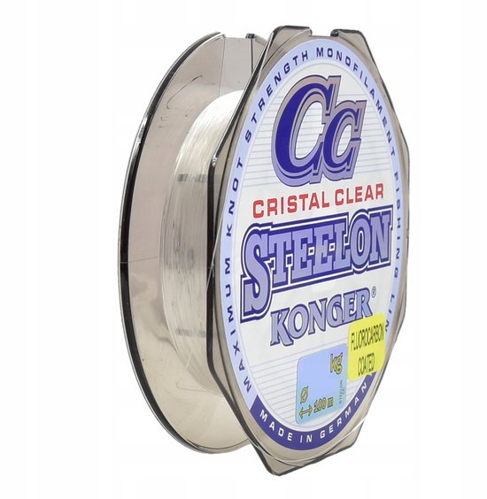 Konger Steelon Cristal Clear Fluorocarbon Coating Vislijn 0.30mm 100m van Konger — afbeelding 2