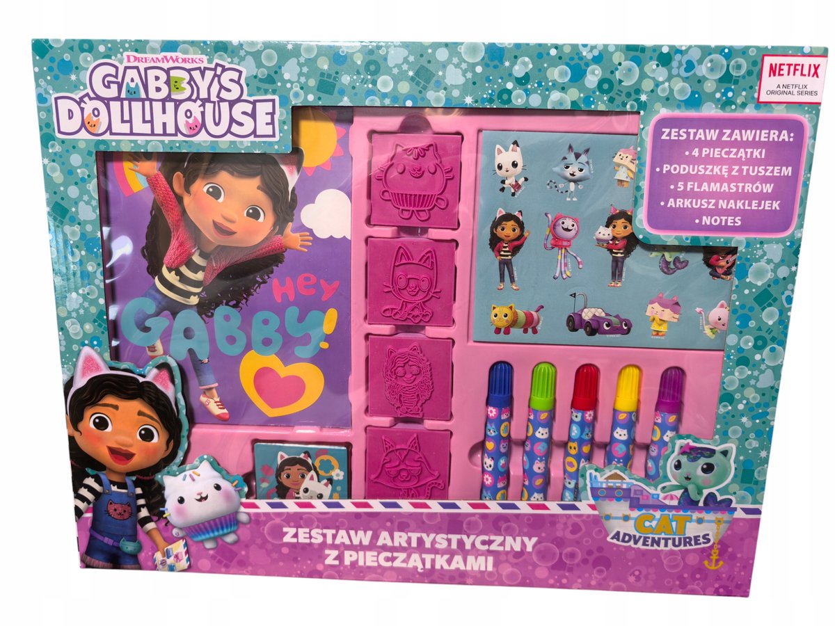 Gabi's Poppenhuis Knutselset met Stempels & Stickers - 12 Delen