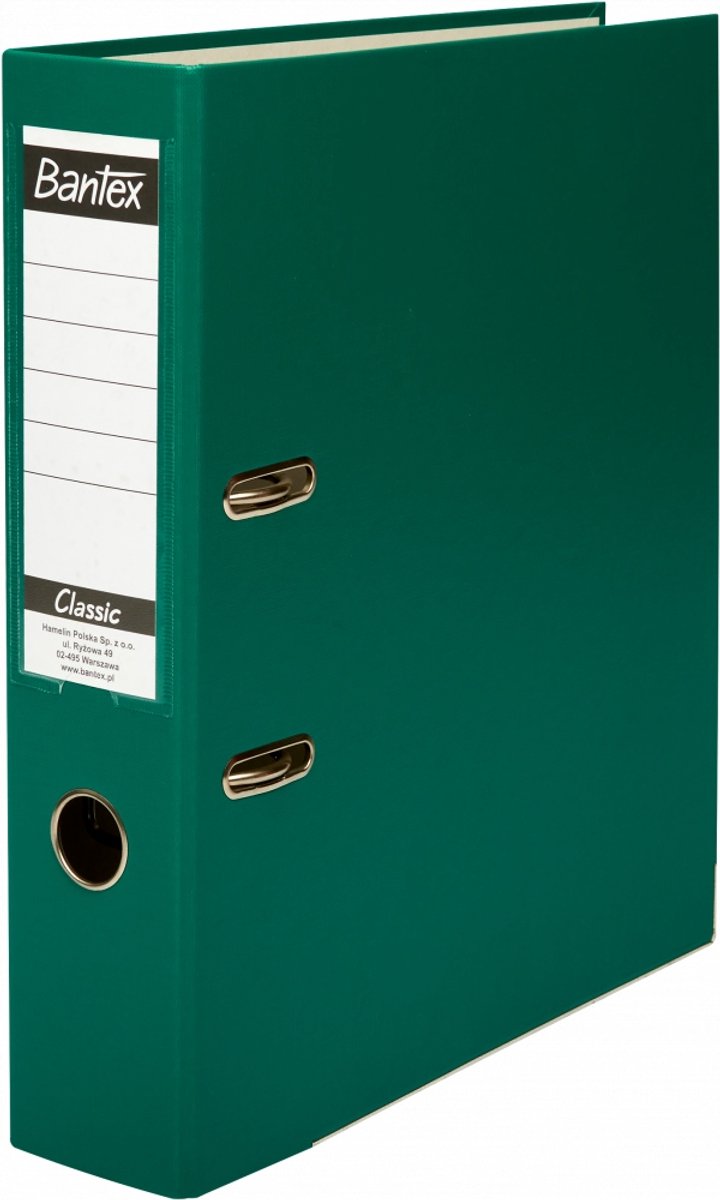 Bantex Budget Segregator A4/75mm Groen - 2 Ringbanden
