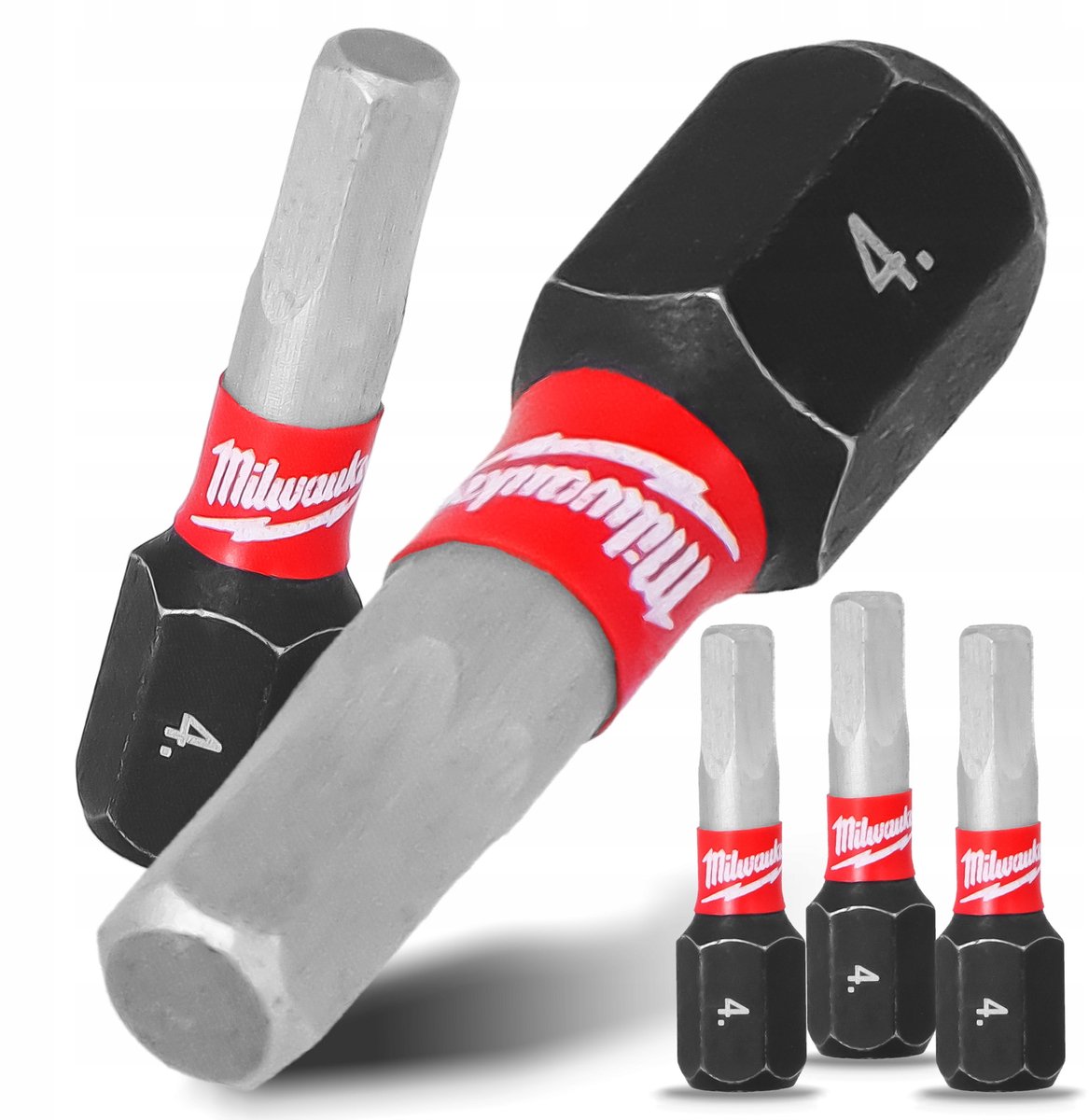 Milwaukee SHOCKWAVE IMPACT DUTY HEX4 Bits 25mm - 3 Stuks