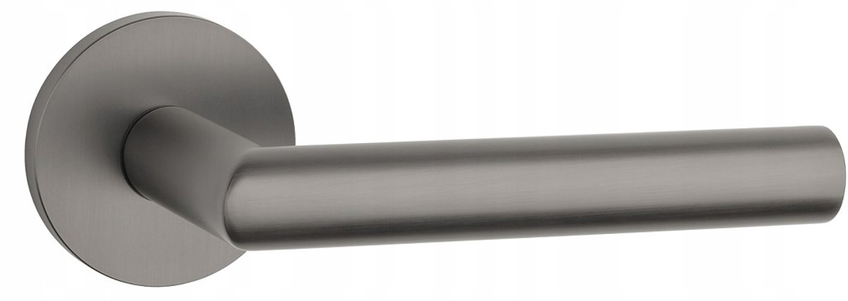 Arabis Slimme Deurkruk Titanium Rond - Strak Design