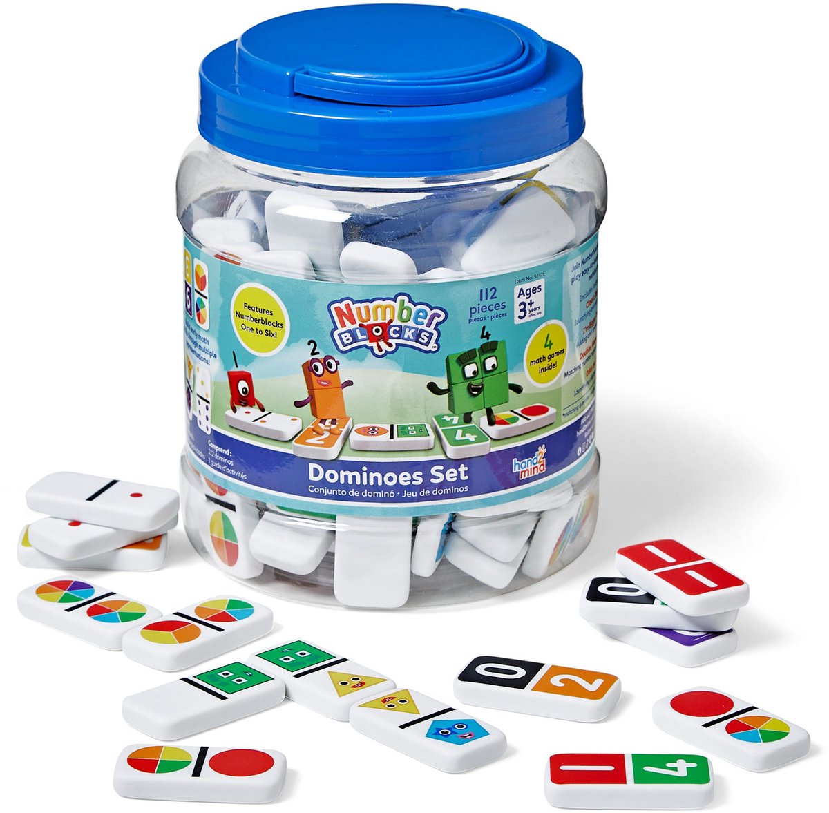 Learning Resources educatief speelgoed numberblocks domino spel set. - 3+