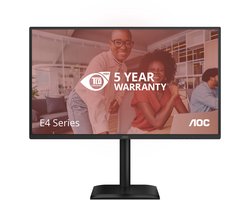 AOC 27E4CV computer monitor 68,6 cm (27") 1920 x 1080 Pixels Full HD LED Zwart