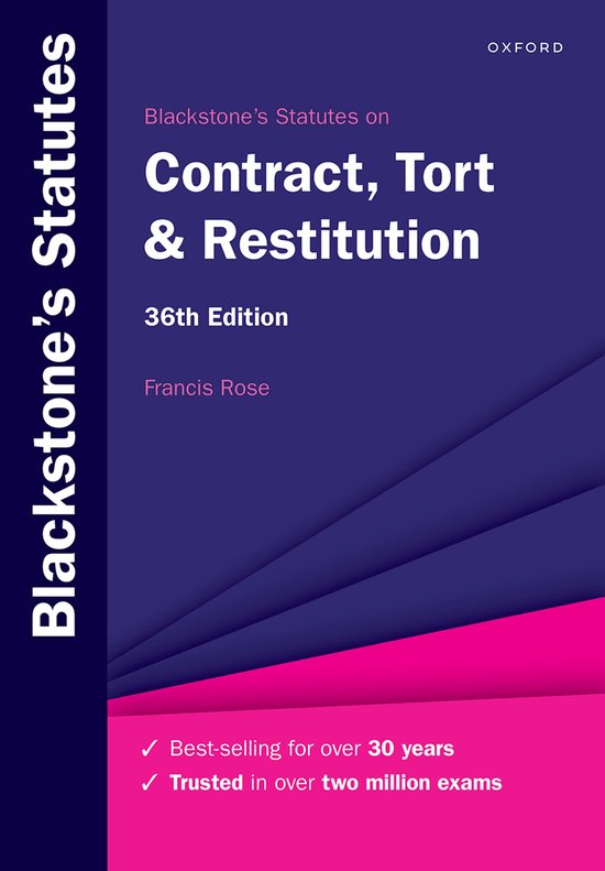 Blackstone's Statute Series- Blackstone's Statutes on Contra ... - cover