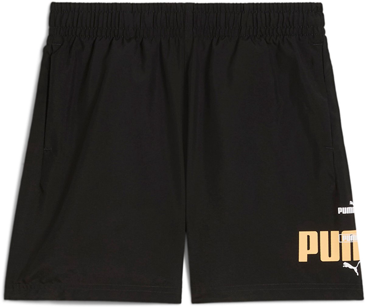 Puma Ess Logo Lab Summer Korte Broek 9-10 Years Jongens Meisjes Zwart