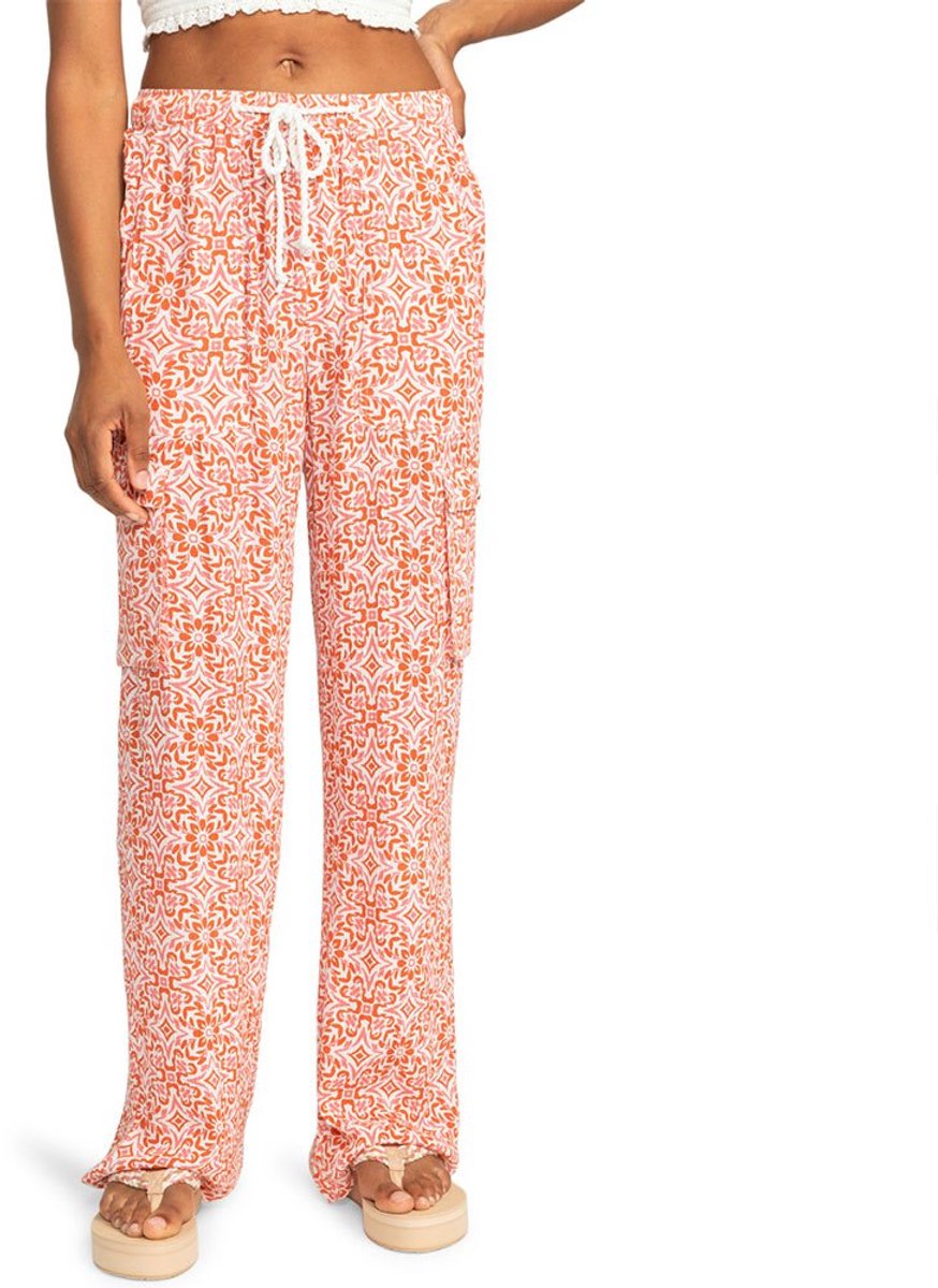 Roxy Preciouscopapt Broek S Vrouw Cloud Dancer / Pattern_2