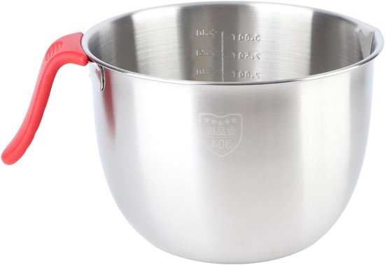 Starchef Roestvrijstalen garde eierklopper anti-slip siliconen handvat comfortabele grip (28 cm/grijs