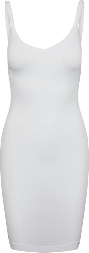 Pieces naadloze onderjurk - Ballroom - Gladde onderjurk - Wit - Beige - Zwart - M