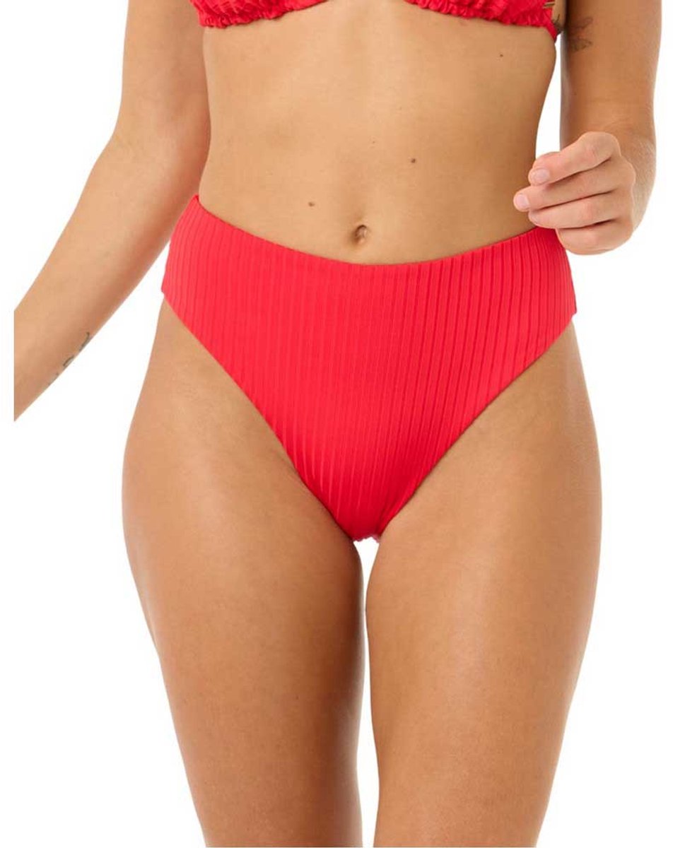 Rip Curl Premium Surf Retro High Good Bikinibroekje S Vrouw Rood