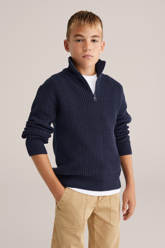 Pull en tricot the voyage 'Zippy' - Bleu foncé - - nu