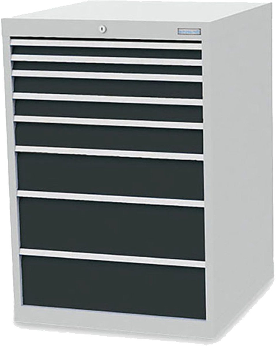 Bedrunka+Hirth ladekast diepte 736 mm R 24-24 8x lade BxDxH 705x7...