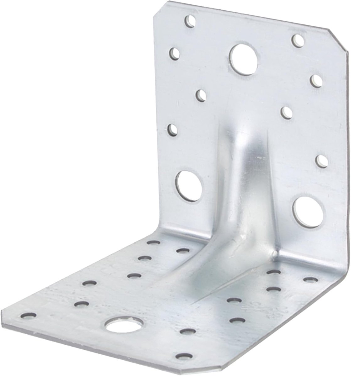 50 x Siwitec zware hoekbeugels met groef, 105 x 105 x 90 mm, Sendzimir gegalvaniseerd staal, weerbestendige houtverbinder, zware verbinder voor houtconstructies, stalen hoekprofiel, constructiehoek