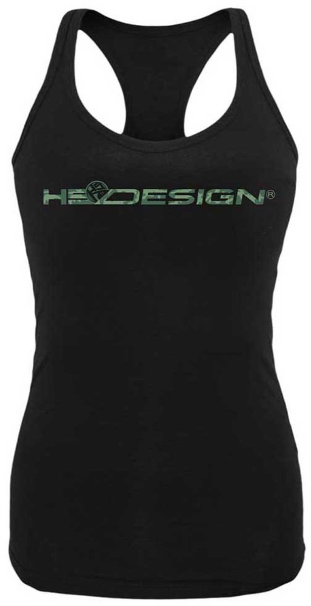 Hotspot Design Hs Camo Printing Mouwloos T-shirt Zwart M Vrouw