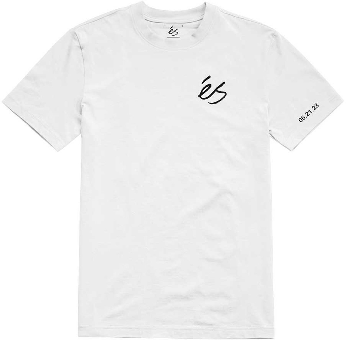 Es Go Skate T-shirt Met Korte Mouwen Wit S Man