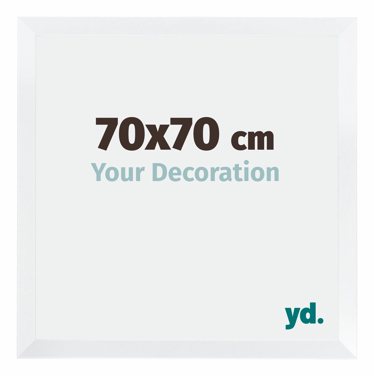 yd. Your Decoration - Fotolijst 70x70 cm - MDF - Wit Mat - Catania
