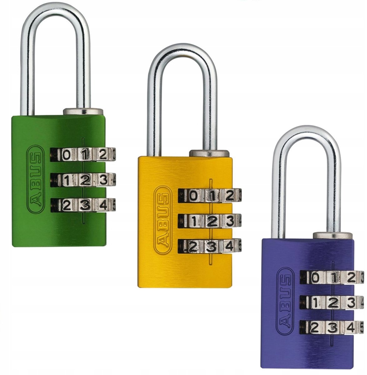 Abus Cijfer Kettingslot 724/20mm - 3 Kleuren Beschikbaar