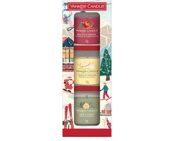 Yankee Candle - Apres Ski - 3 Filled Votive - Holiday Party - Cadeauset