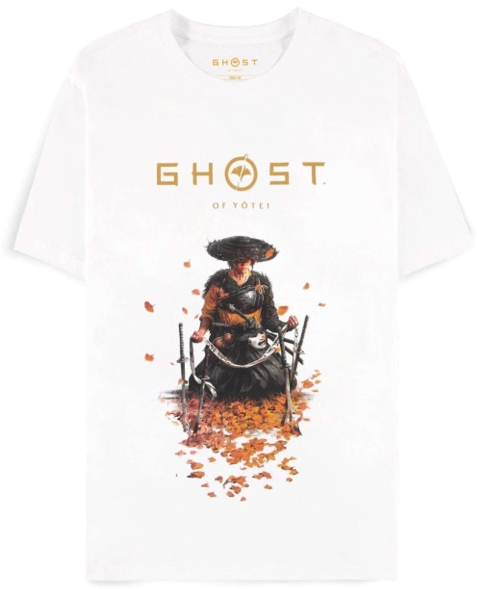 Ghost Of Yotei - Atsu Heren T-shirt - 2XL - Wit