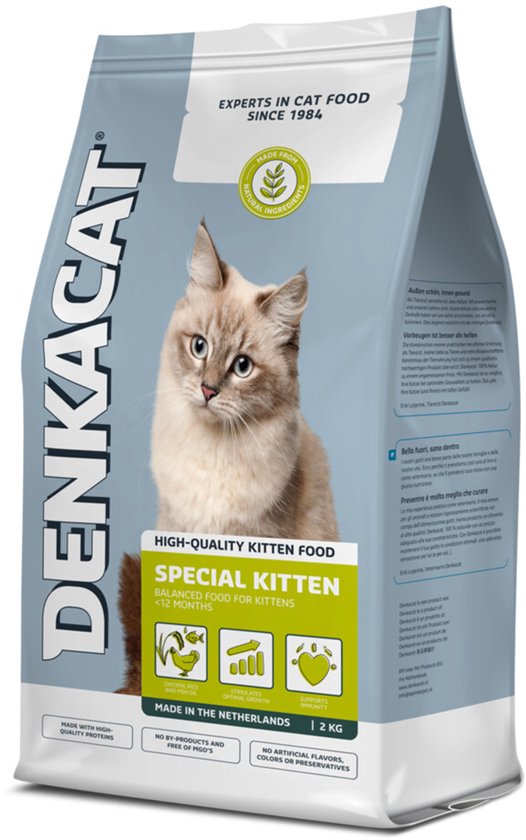 Denkacat Special Kitten Kattenvoer - 8 x 1,25 kg - Voordeelverpakking