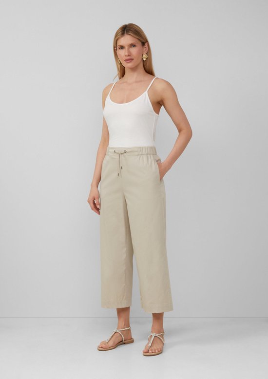 s.Oliver BLACK LABEL - Broek - Maat 44 - Vrouwen - 8061 BROWN - katoen