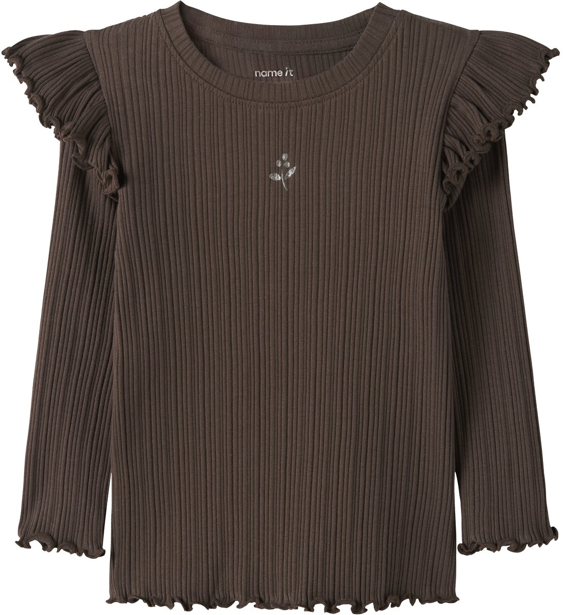 NAME IT - NMFNINNA LS SLIM TOP PB - Meisjes - Lange mouwen shirts
