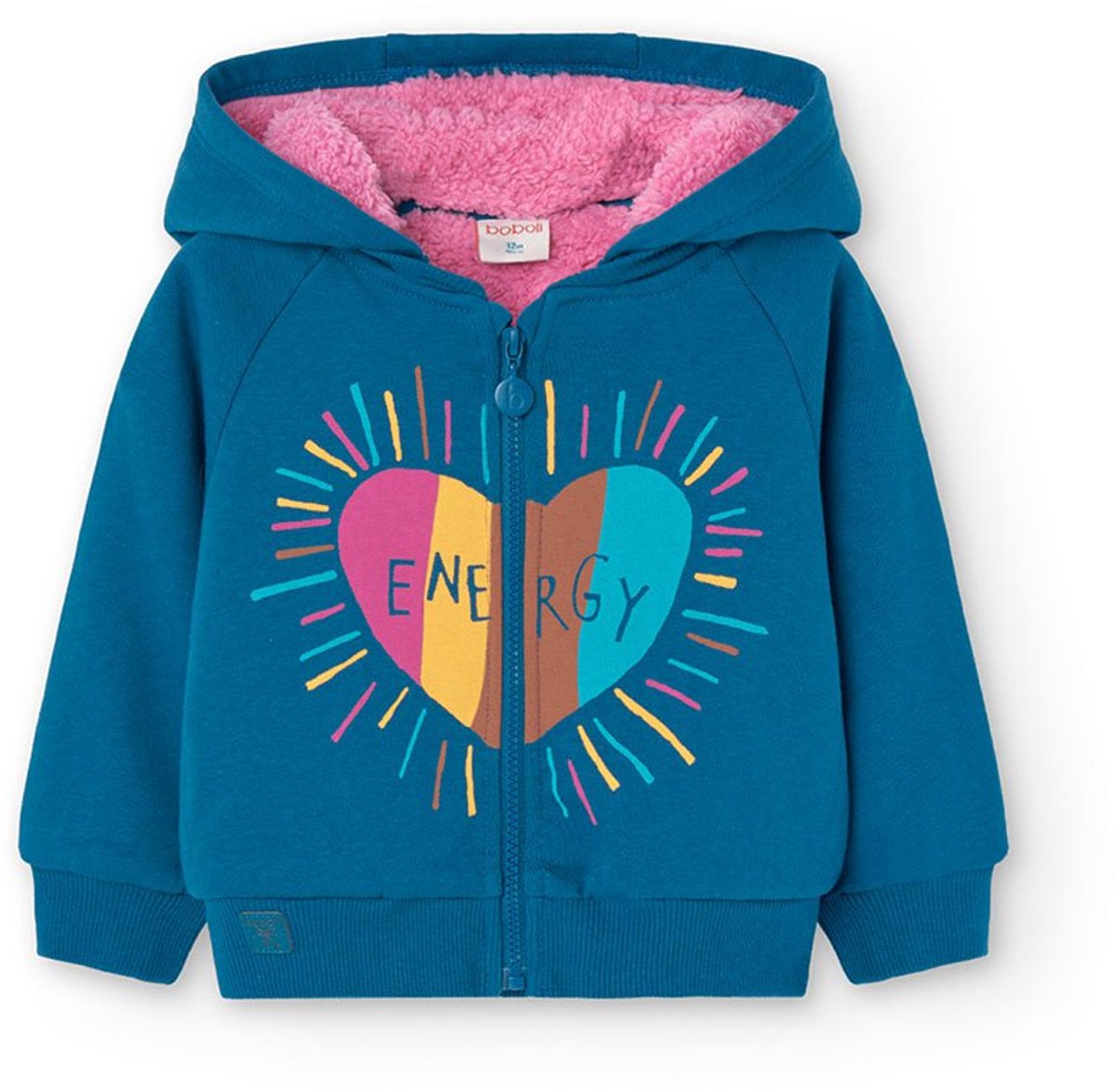 Boboli Fleece Jas 18 Months Jongens Meisjes Indigo