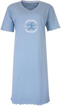 Chemise de nuit Tenderness pour femme - Katoen - Vêtements de nuit Blauw - Taille XL