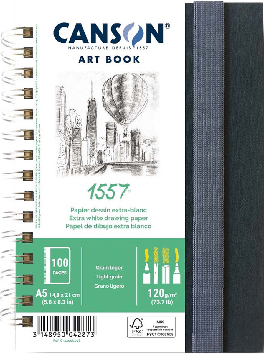 CANSON Schetsboek A5 hardcover