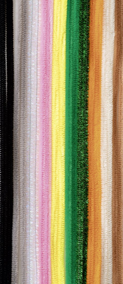 Folia chenilledraad Safari, 500mm lengte, 100 stuks
