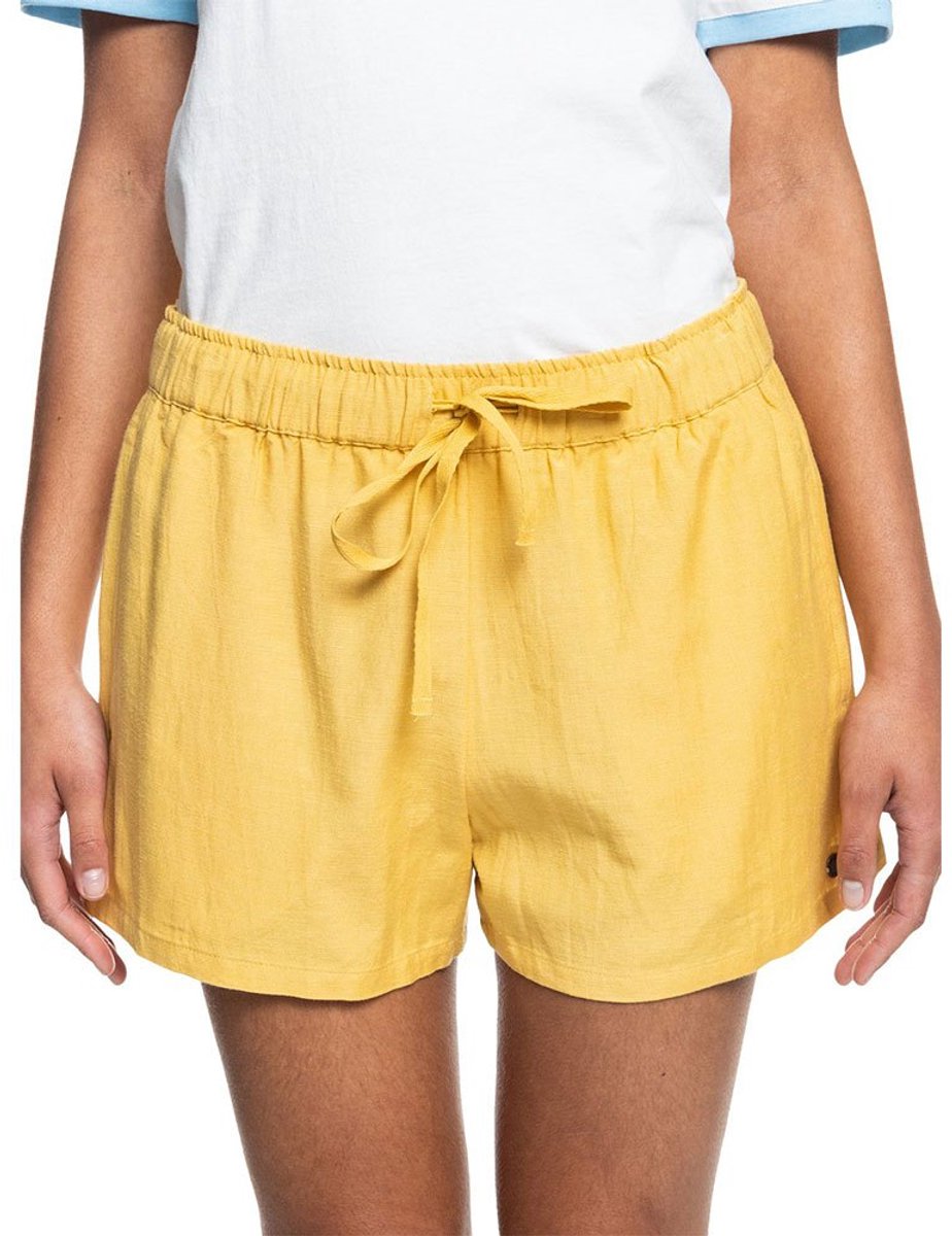 Roxy Love Square Korte Broek Vrouw Ochre