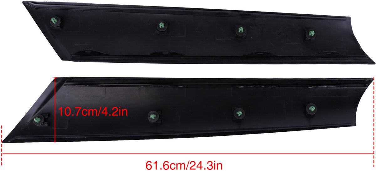 b>Left</b> <b>Front</b> <b>Windshield</b> <b>Post</b> <b>Molding</b> <b>Trim</b> <b>For 2007-2014</b> <b>15</b> <b>Mini</b