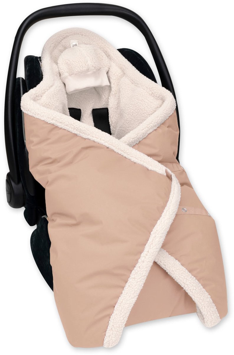 BEMINI Voetenzak - Biside 0-12m - Warm en beschermd - Natural