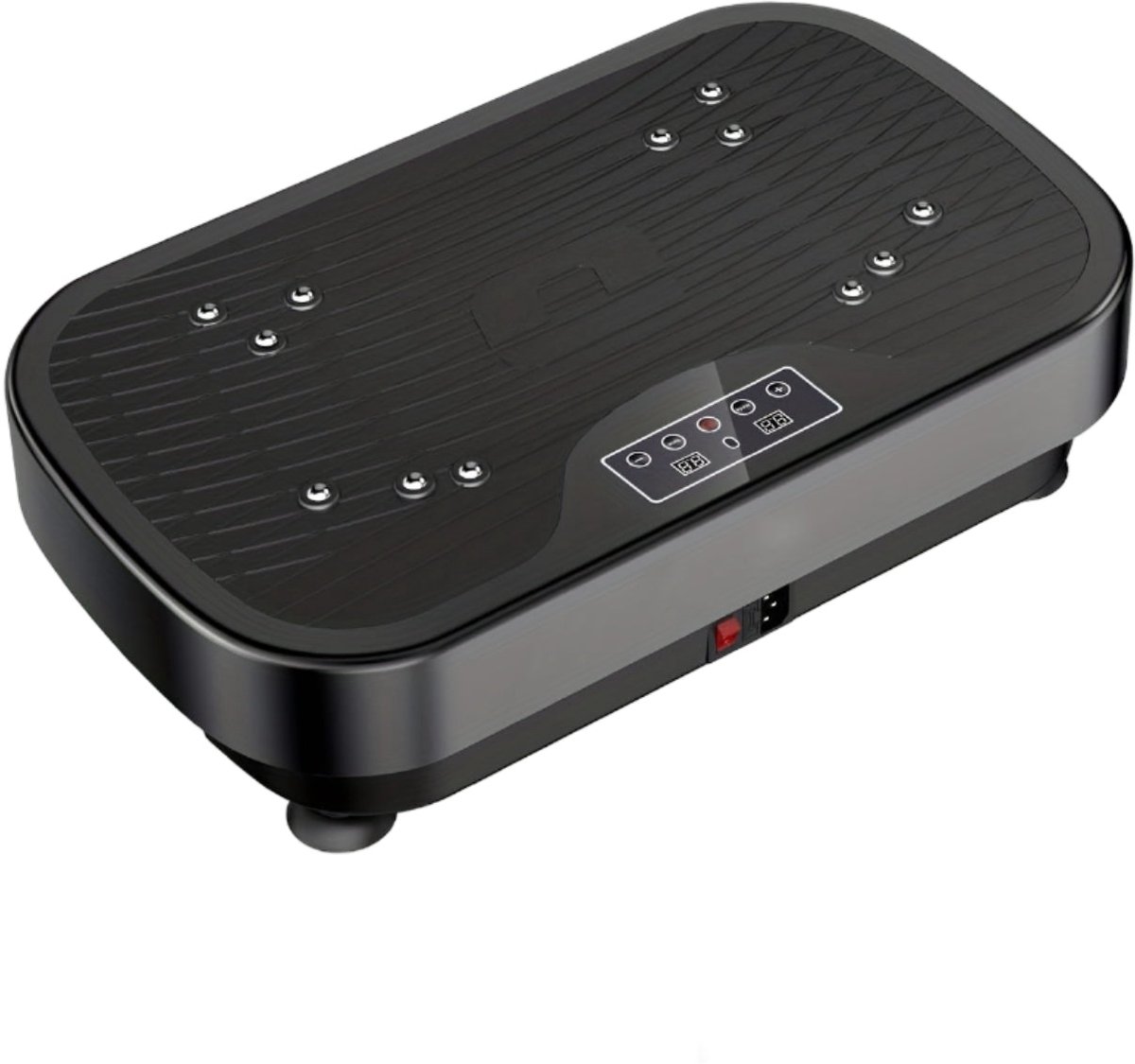 Trilmachine – Vibratieplaat – Fitnessplaat – Trillingsapparaat – Vibroplaat – 9 Automatische Programma’s – Max. Draagvermogen 150 kg – Stil Motor – Inclusief Afstandsbediening & Trainingsband