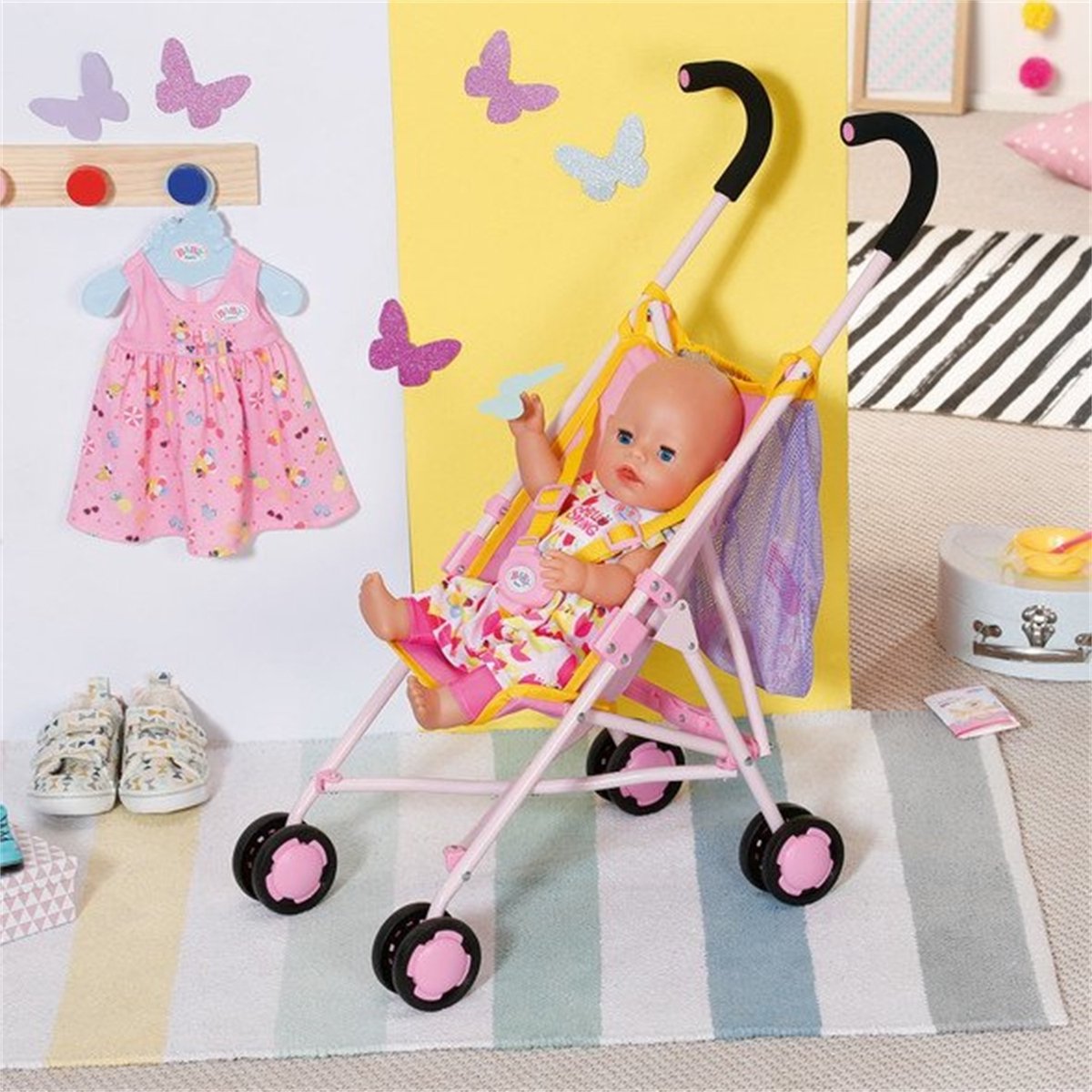 BABY born Wandelwagen met tas Baby Born | wehkamp