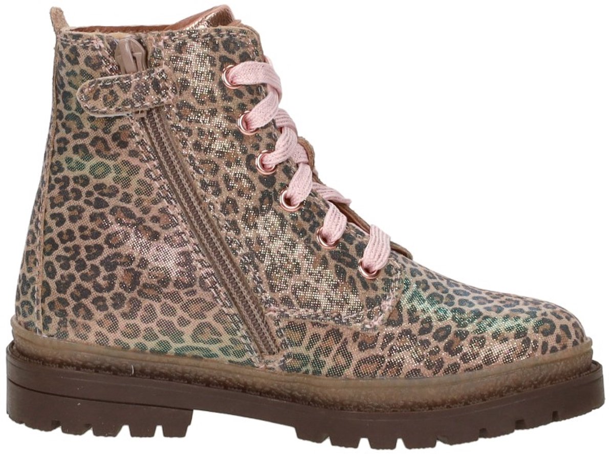 KEQ Veterschoen hoog Veterschoen hoog - Roze - Maat 23