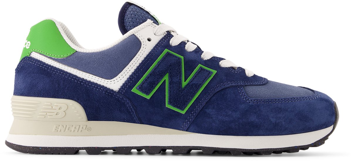 New Balance U574 Unisex Sneakers Blauw