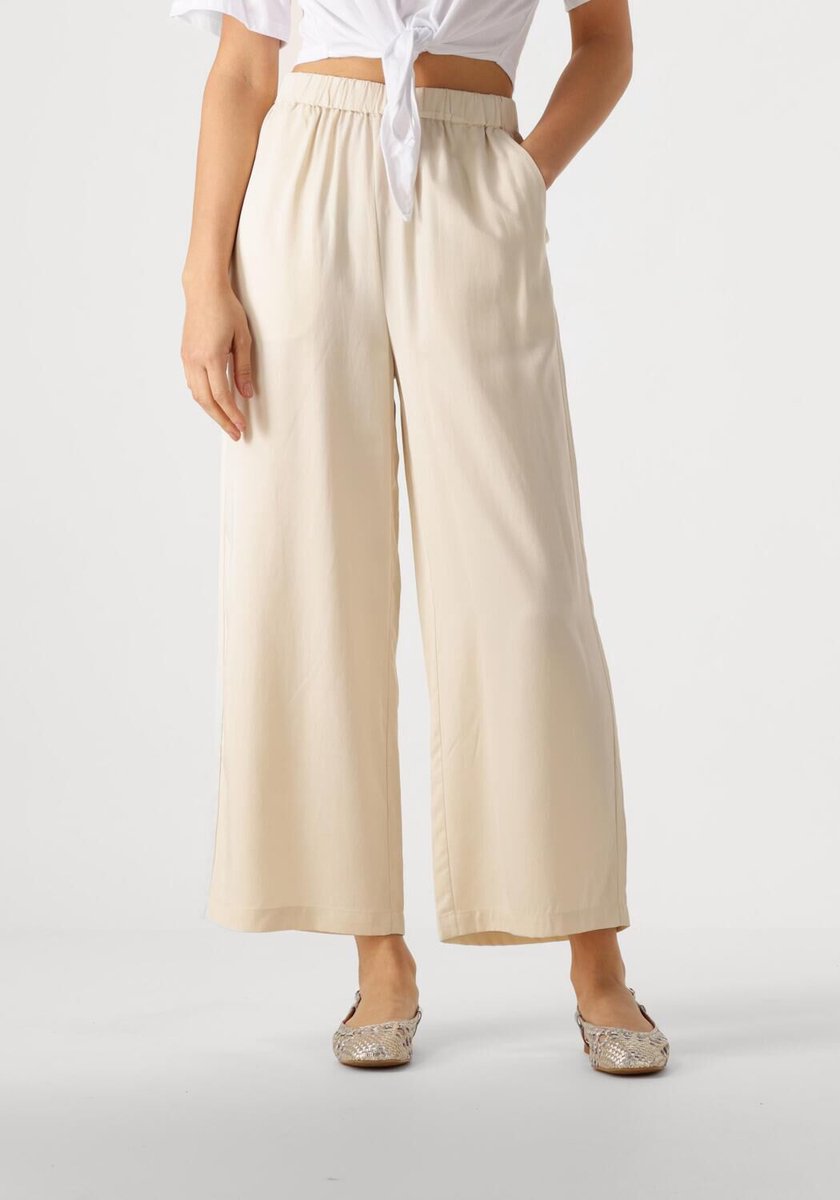 EDITED Nona Culotte Broeken Dames - Beige - Maat 34